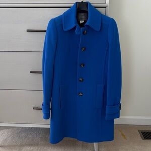 J. Crew Vibrant Blue Women's Pea Coat